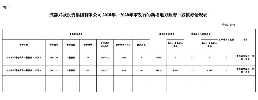 六彩大联盟官网-2018年—2020年末发行的新增地方政府一般债券情况表